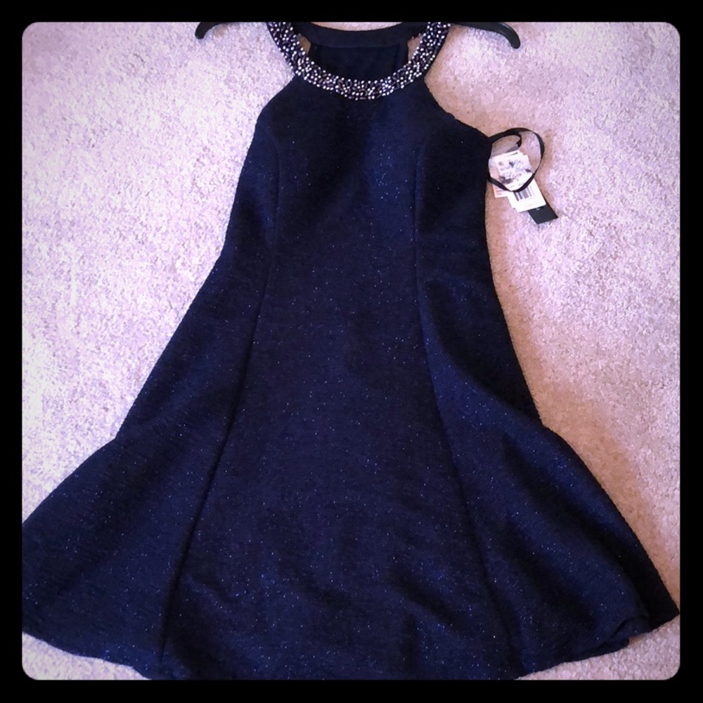 NWT Event dress in indigo